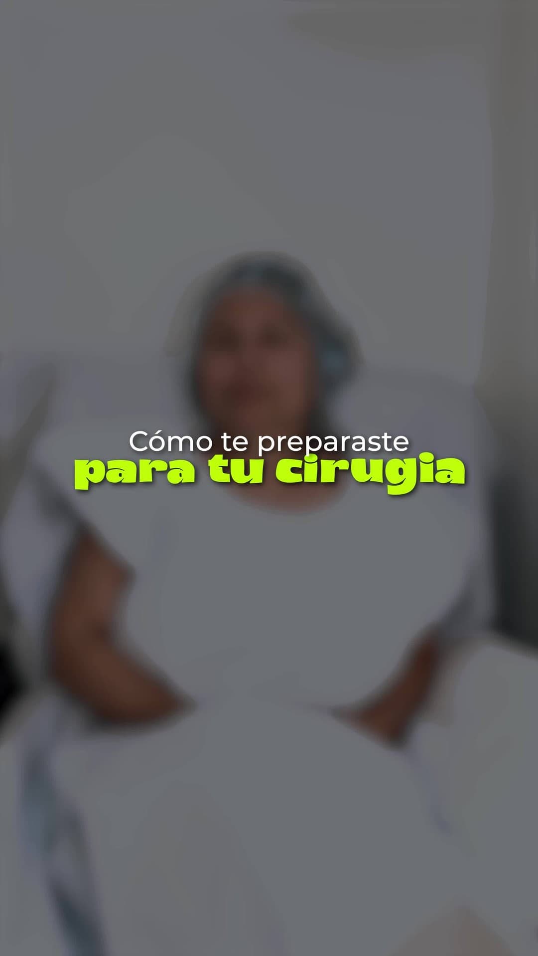 Cómo te preparaste para tu cirugía? 🤔 

If you have any questions please do not hesitate to contact