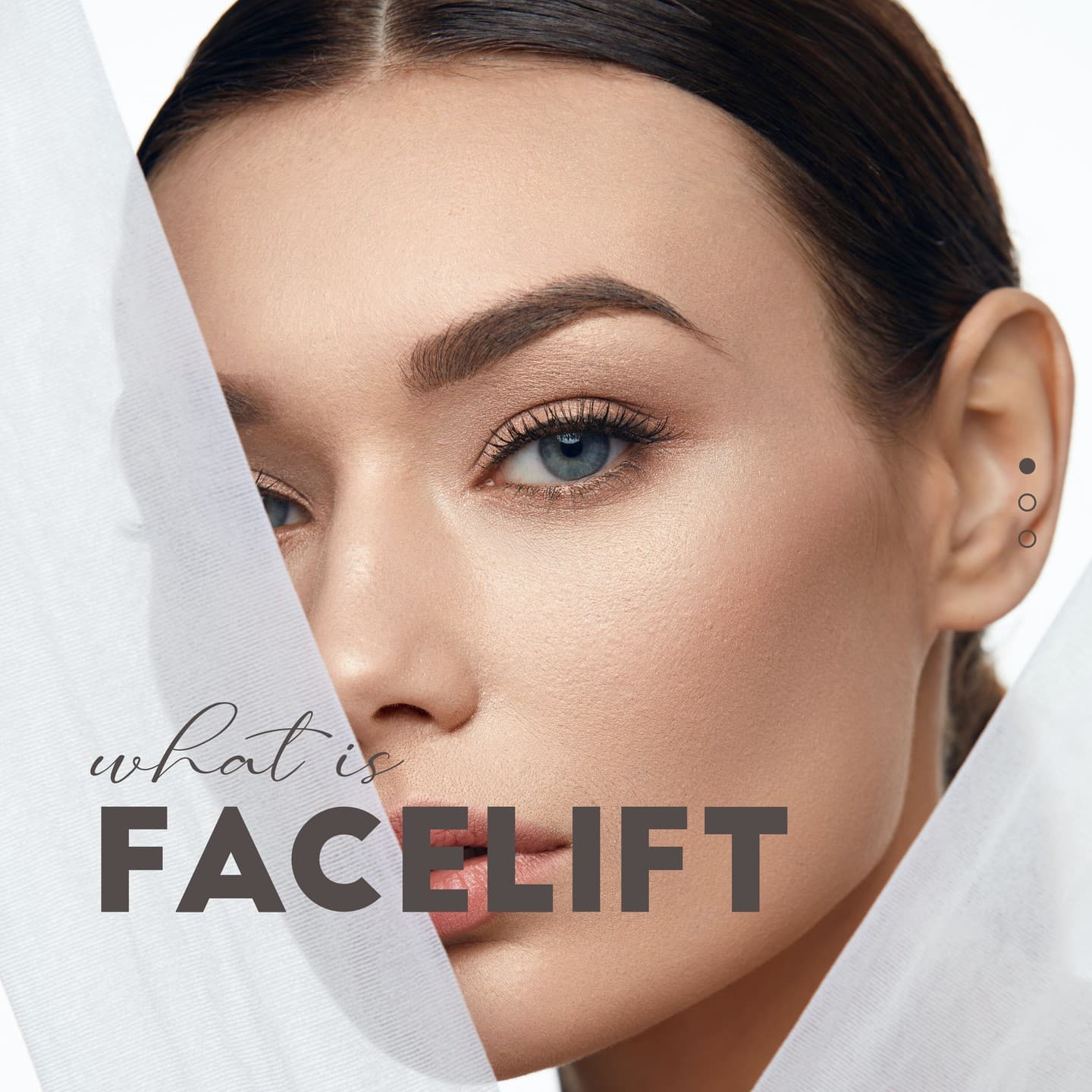 A facelift, or rhytidectomy, is a cosmetic procedure designed to reduce visible signs of aging in th