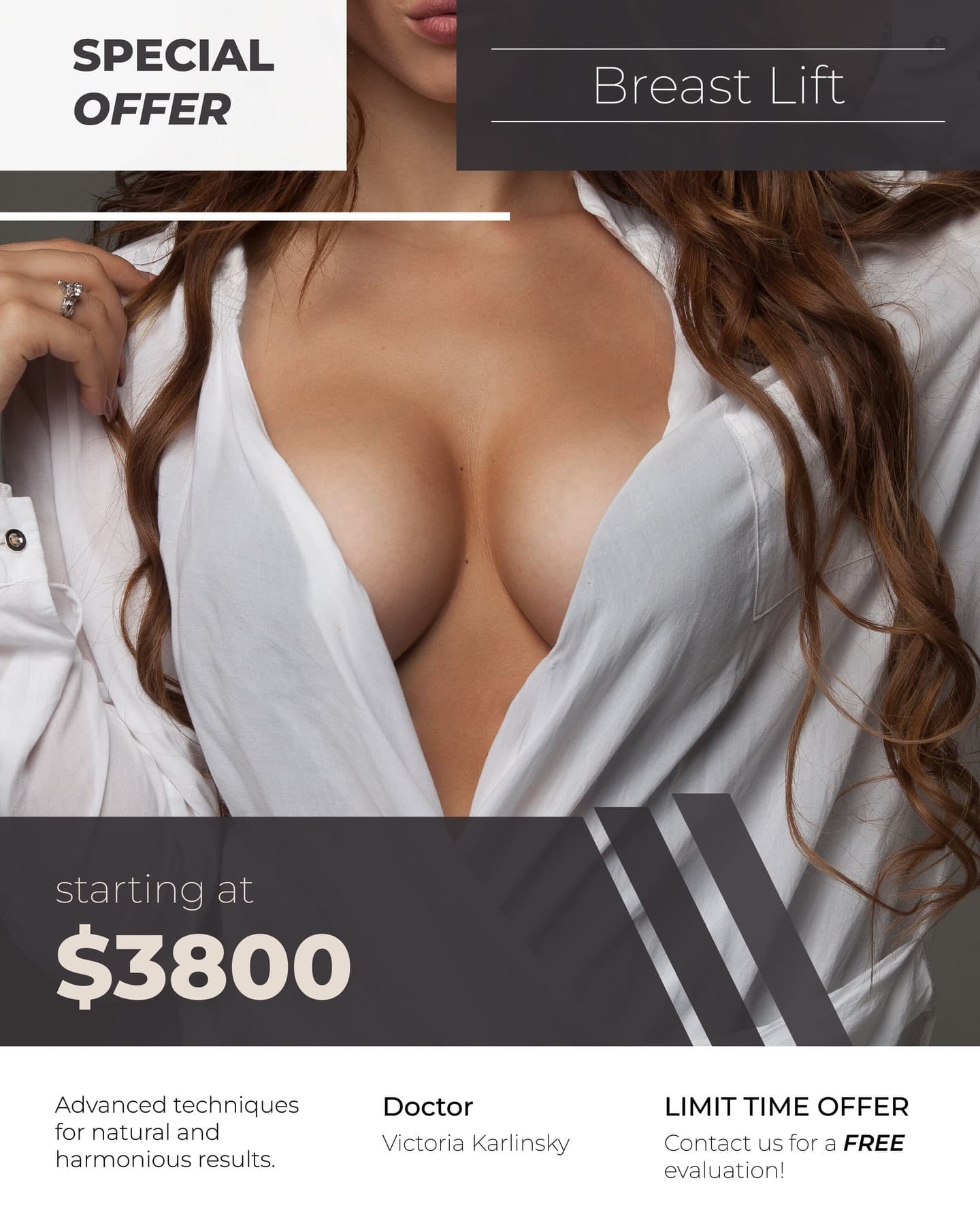 ✨ Give your curves the lift they deserve! ✨

Our Breast Lift Special is here — starting at just $3,8