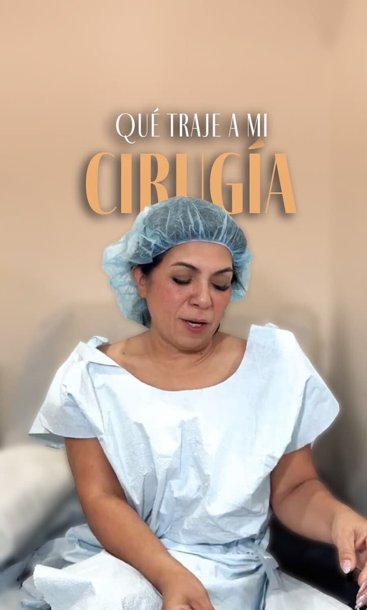 ¿No sabes qué traer el día de tu cirugía? 👀 Nuestra paciente te muestra lo esencial que no puede fa