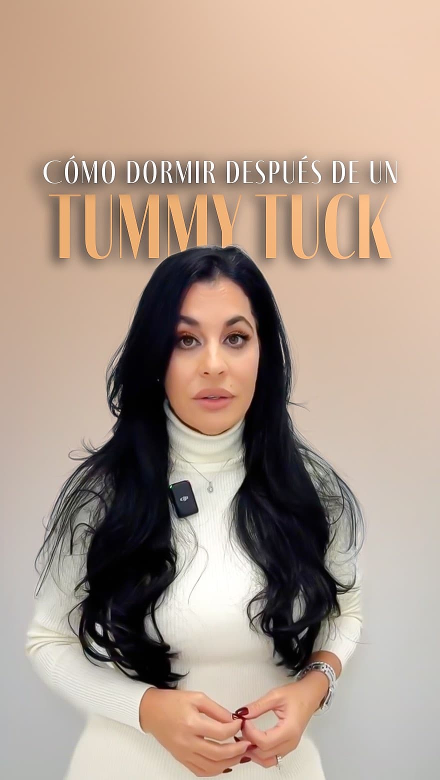 ✨ ¿Por qué es importante dormir semisentada después de un tummy tuck?
💺 Ayuda a reducir la hinchazó