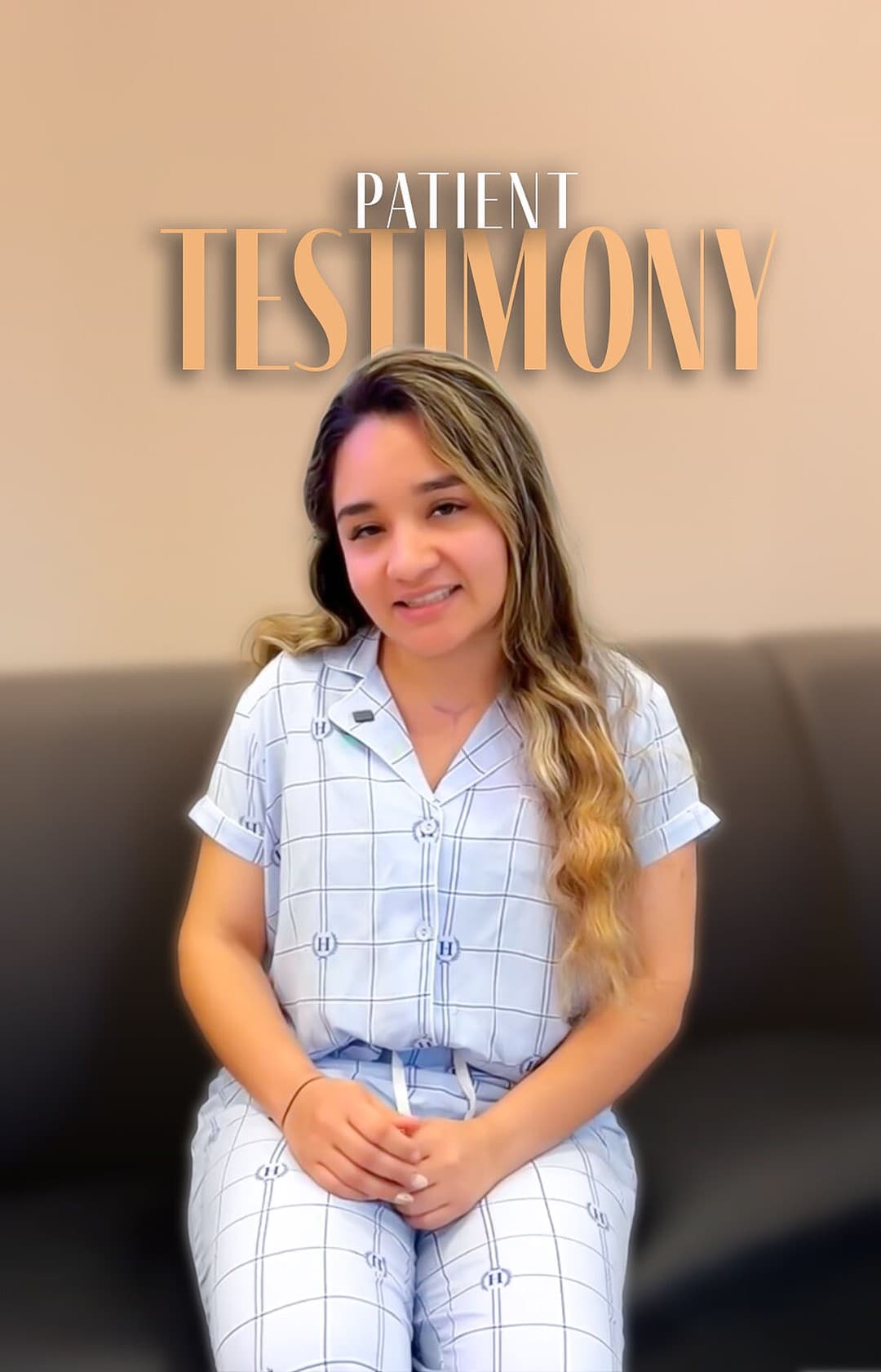 Nuestra hermosa paciente nos cuenta lo feliz que está con sus resultados después de su aumento de se