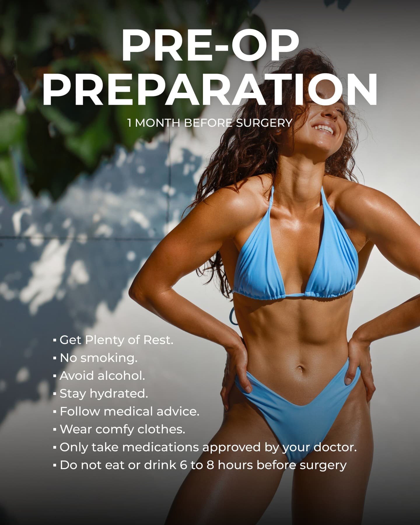 📅 Surgery coming up? Here's your 1-month prep checklist! 💉✨
Take care of your body now so it can t