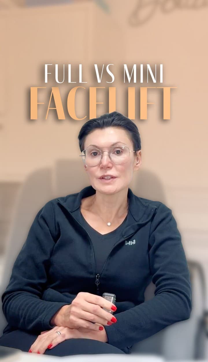 ✨ Full vs. Mini Facelift — what’s the difference?

Dr. Karlinsky breaks it down:
👩‍⚕️ A mini faceli