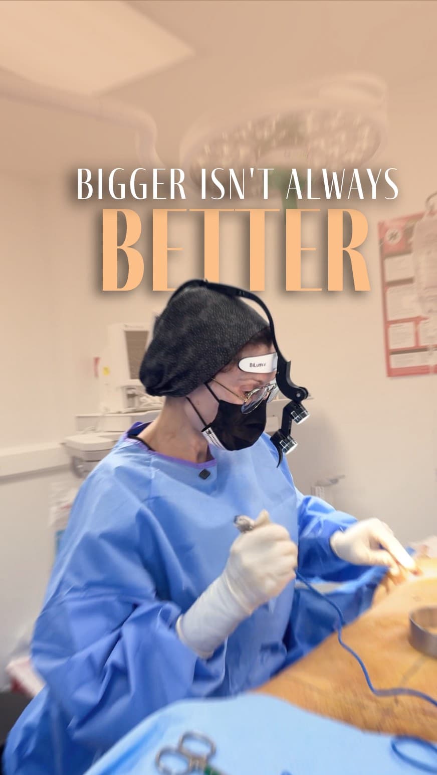 📏 Bigger isn’t always better… especially when you’re also getting a lift!

Dr. K breaks down why im
