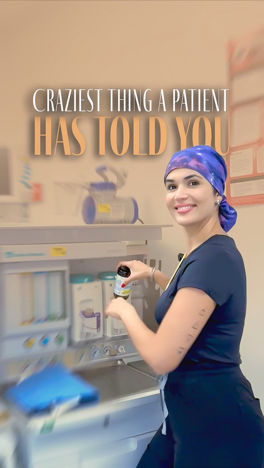 🗣️ "What’s the craziest thing a patient has told you?" Let’s just say… our anesthesiologist has hea