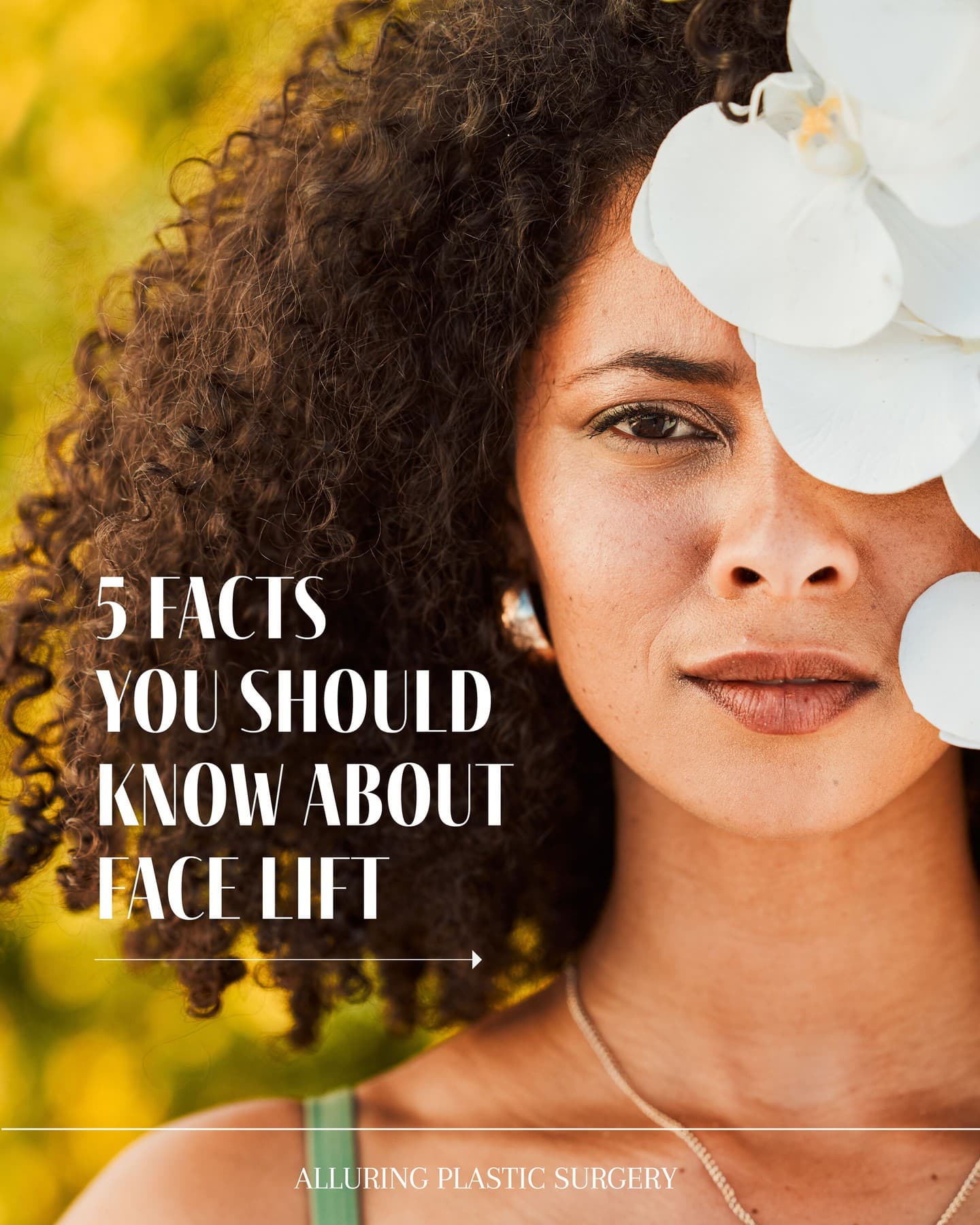 Thinking about a facelift? Here are 5 facts you should know before making your decision:
✨ What it i