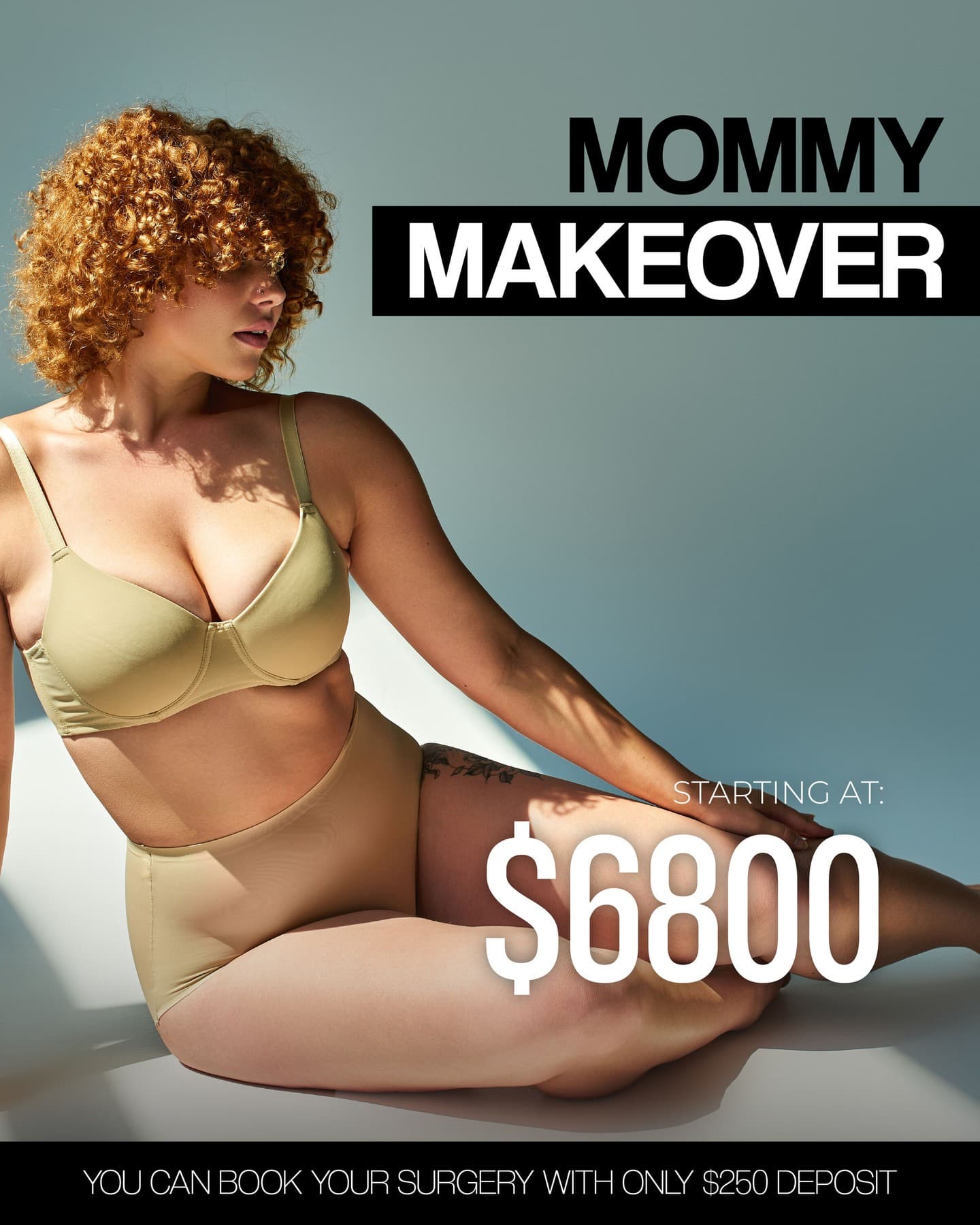 ✨ Mommy Makeover Special ✨

Restore your confidence with a Breast Lift + Tummy Tuck for $6,800 💖
Re