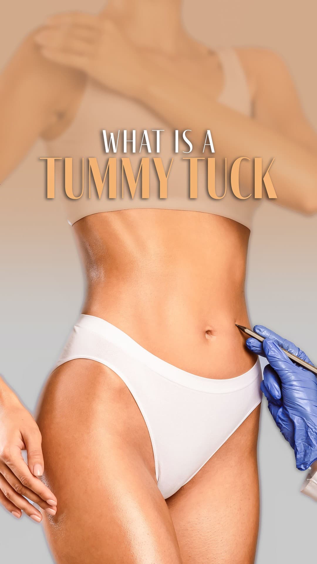 What is a Tummy Tuck?

A Tummy Tuck (Abdominoplasty) is a surgical procedure that:
✅ Removes excess 