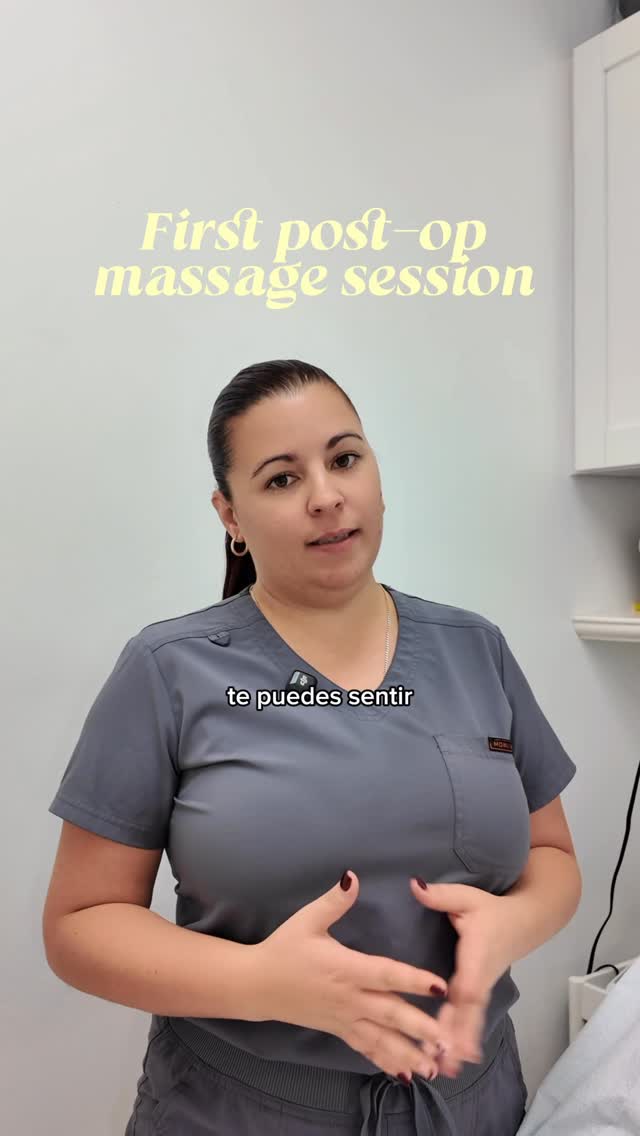 ✨ Your first post-op massage? it’s totally normal to feel a bit sore, tight, or even emotional. 💆‍♀