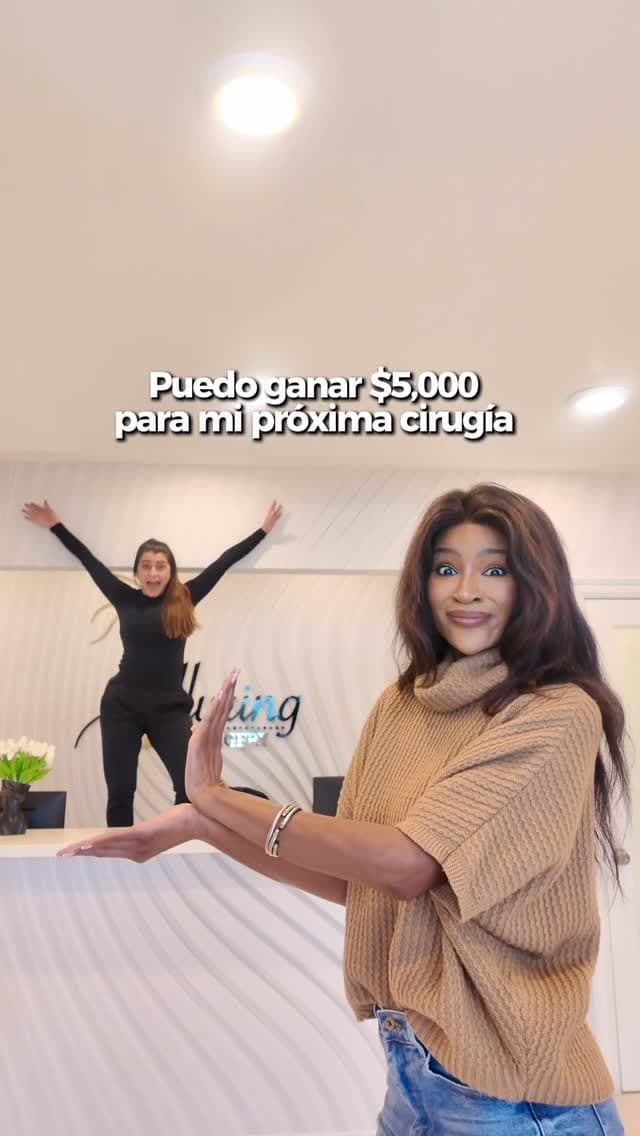 Looks like somebody is really excited about our $5,000 surgery giveaway ✨🎉 

Don’t miss it — partic