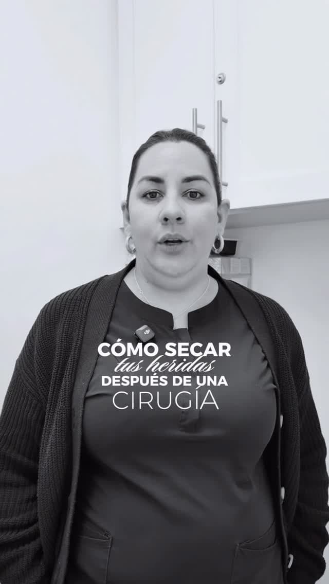 Si ya tuviste tu cirugía o estás próxima a tenerla y no sabes cómo mantener tus heridas limpias y se
