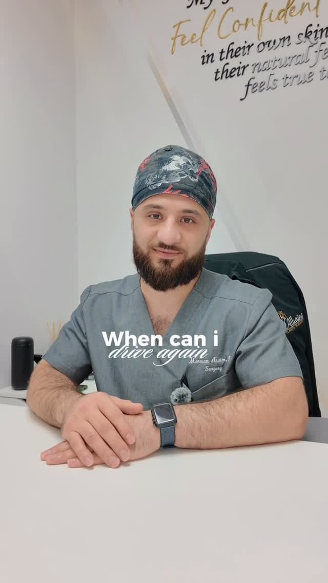 This is one of the most common questions … 🚘
✨Only when you’re off narcotic pain meds
💪 You can mo