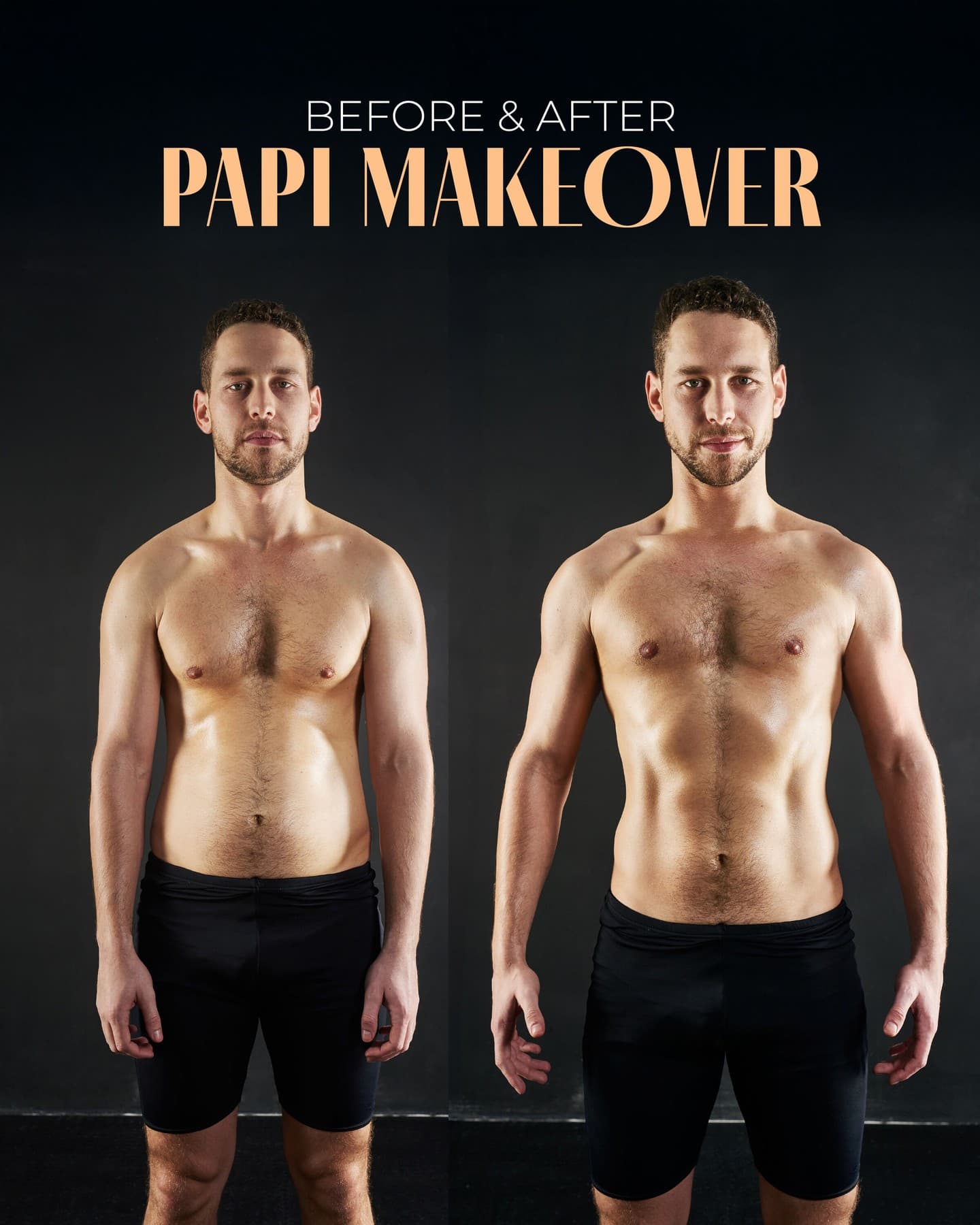💥 ¡Es hora de un cambio de imagen completo con el Papi Makeover! 💥
Transforma tu cuerpo y siéntet